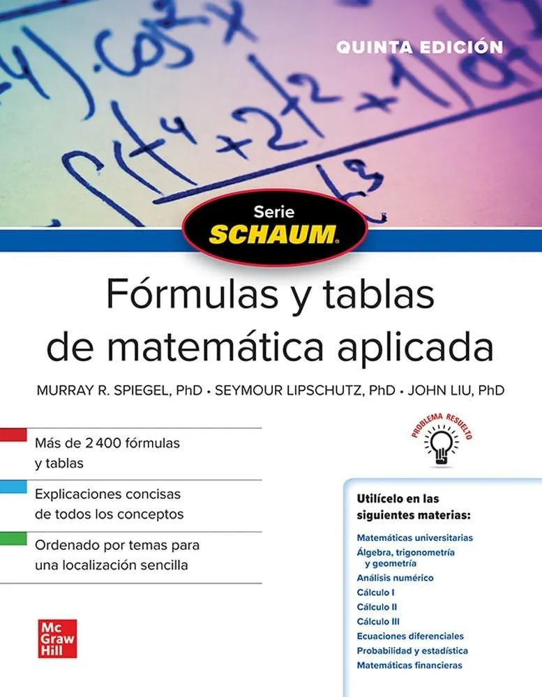 [9786071514646] Formulas y Tablas de Matemática Aplicada