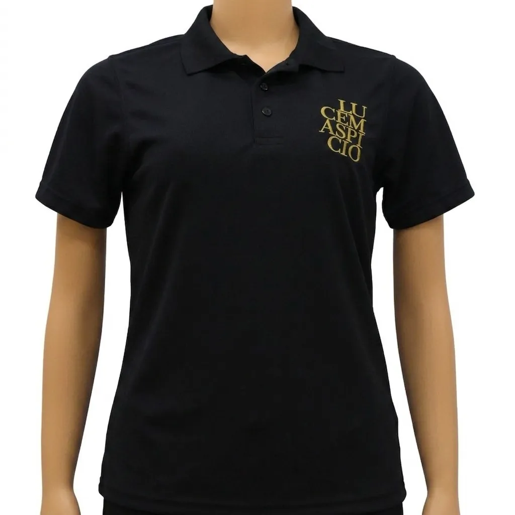 [55338-102] AMBER'S Camiseta Polo manga corta (Negro, XS, Lucem Aspicio)