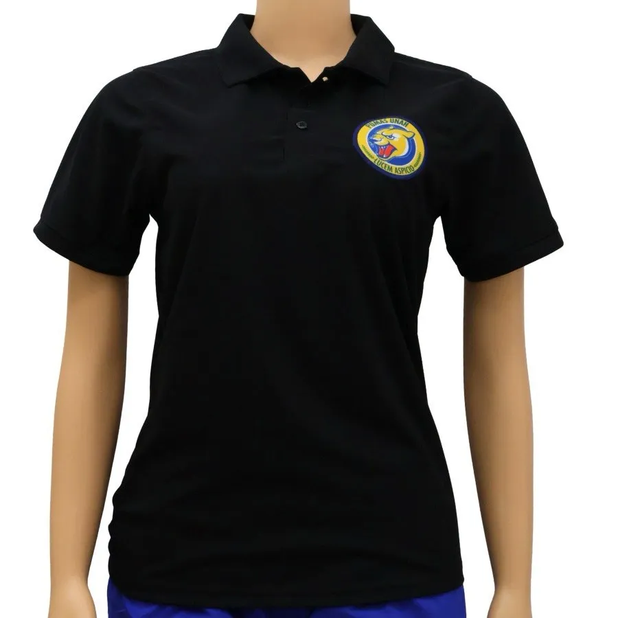 [55338-006] AMBER'S Camiseta Polo manga corta (Negro, XS)