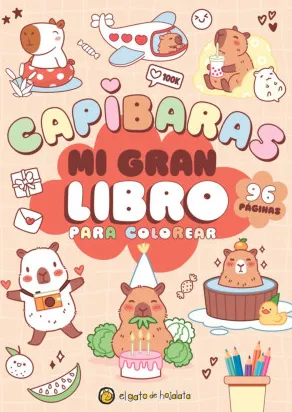 Mi Gran Libro Para Colorear Capibaras