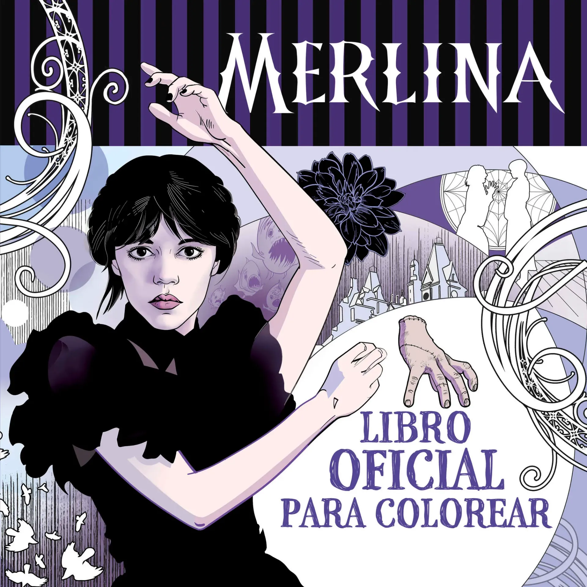 Merlina. Libro Oficial Para Colorear