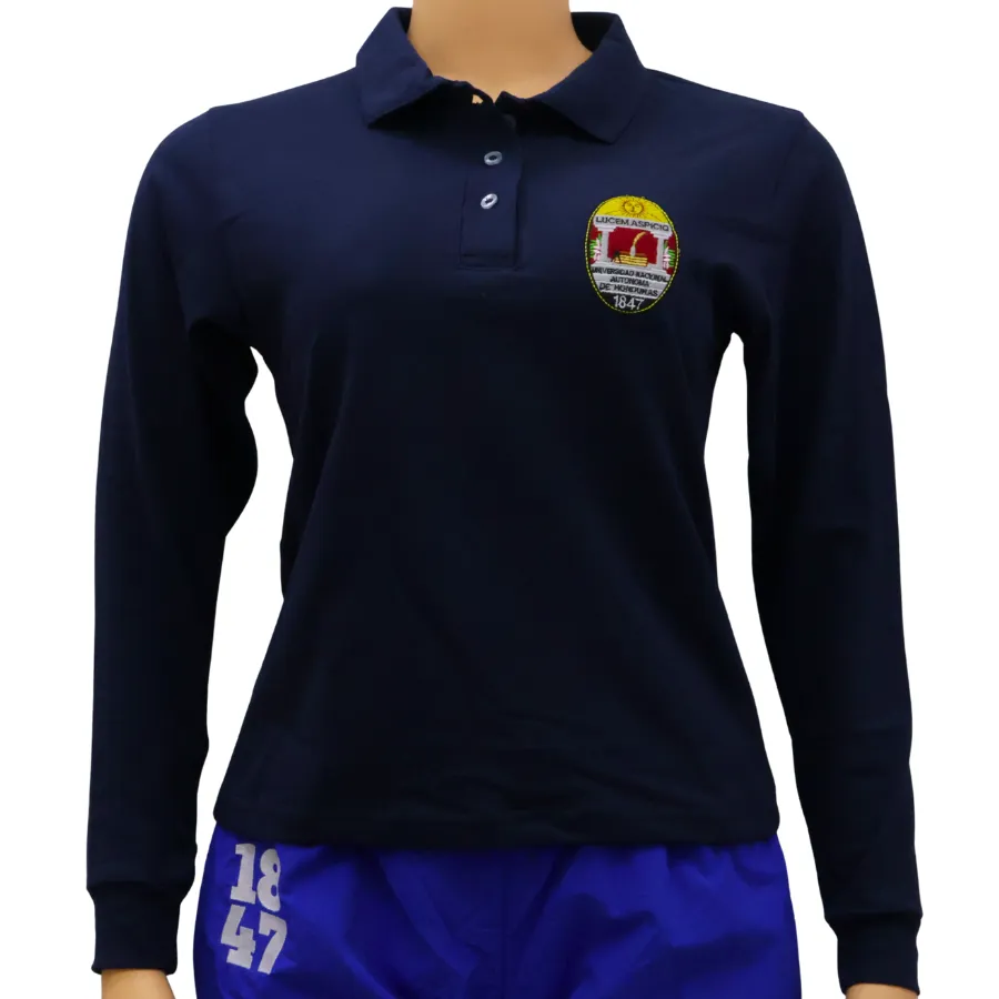 AMBER'S Camisa polo manga larga (S)