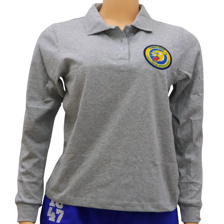 AMBER'S Camisa polo manga larga (M)